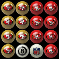NFL Pool Balls