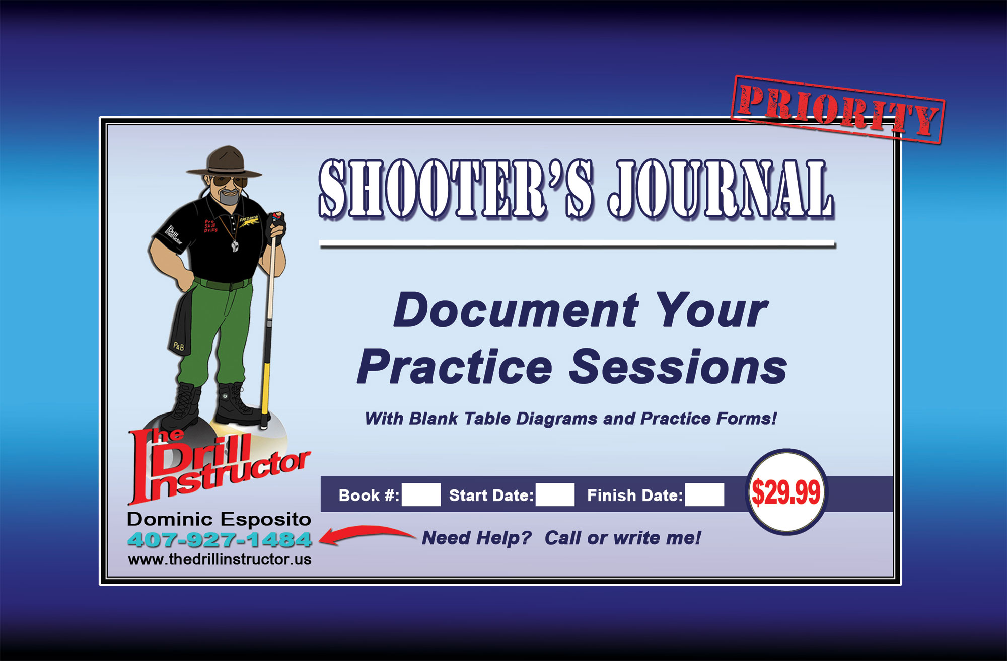 Drill Instructor- Shooters Journal Pool Cue
