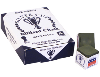 Silver Cup Chalk - (Box of 12)                               Pool Cue