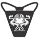 "Dragon" Black Thong from Run Out