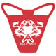 "Dragon" Red Thong from Run Out