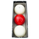 Sterling Carom Balls: White, Red, White W/ Red Circle