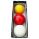 Sterling Carom Balls: White, Yellow, Red