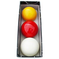 Sterling Carom Balls: White, Yellow, Red