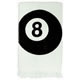 8 Ball Cue Towel