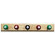 Sterling Deluxe Oak Pool Ball Coat Rack