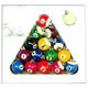 Pool Ball Christmas Ornaments