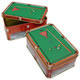 Metal Chalk Holder Box, Snooker Table Design