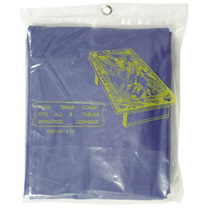 Standard 9 Ft. Pool Table Cover, Blue