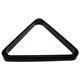 Deluxe Wood Pool Ball Triangle, Black