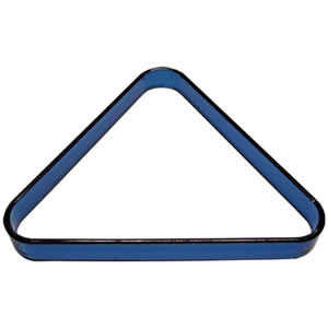 Acrylic Designer Pool Ball Triangle, Blue