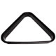 Acrylic Designer Pool Triangle, Black