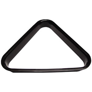 Acrylic Designer Pool Triangle, Black