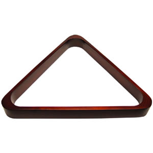 Deluxe Wood Pool Ball Triangle, Mahogany