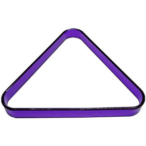 Acrylic Designer Pool Ball Triangle, Purple