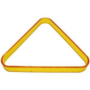 Acrylic Desinger Pool Ball Triangle, Yellow