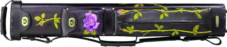 Instroke Hand Painted, Hand Tooled Leather Case