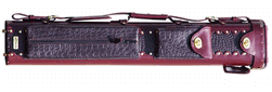 Sterling Burgundy Pro Pool Cue Case for 2 Cues