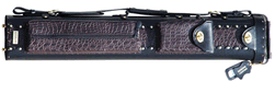 Sterling Black and Brown Pro Pool Cue Case for 2 Cues