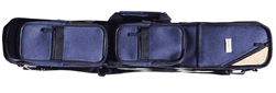 Sterling Blue Angora Pool Cue Case for 3 Cues