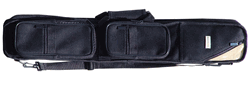 Sterling Black Angora Pool Cue Case for 3 Cues