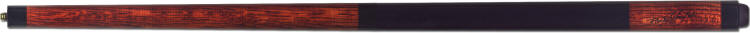 Ray Schuler Custom Pool Cue with a highly figured, brown stained oak forearm.  The handle is black stained maple.  The butt is highly figured, brown stained oak. The joint is the Schuler joint with a black phenolic sleeve over wood to wood.  This cue comes with a Professional shaft described below with a Triangle tip and free shipping in the US*.&nbsp;&nbsp;&nbsp;This cue is signed Ray Schuler SLC.