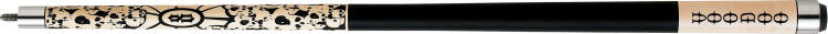 Voodoo 01 - Blonde with Skulls                               Pool Cues