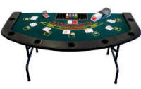6' x 3' foot Full Size Folding Blackjack Table