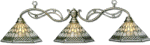 Toltec Billiard Lights - Simply the best quality and selection of Billiard Lighting Available Anywhere - Most lights offer custom options of bar and glass colors!