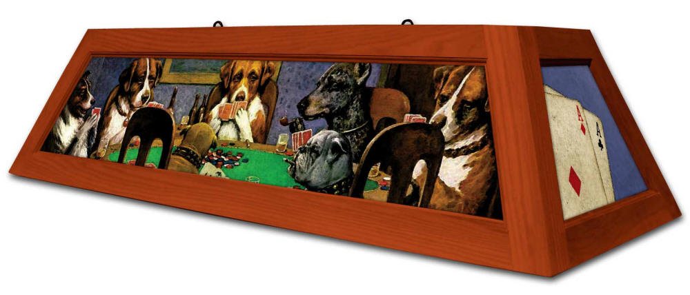 Poker Dogs Billiard Light