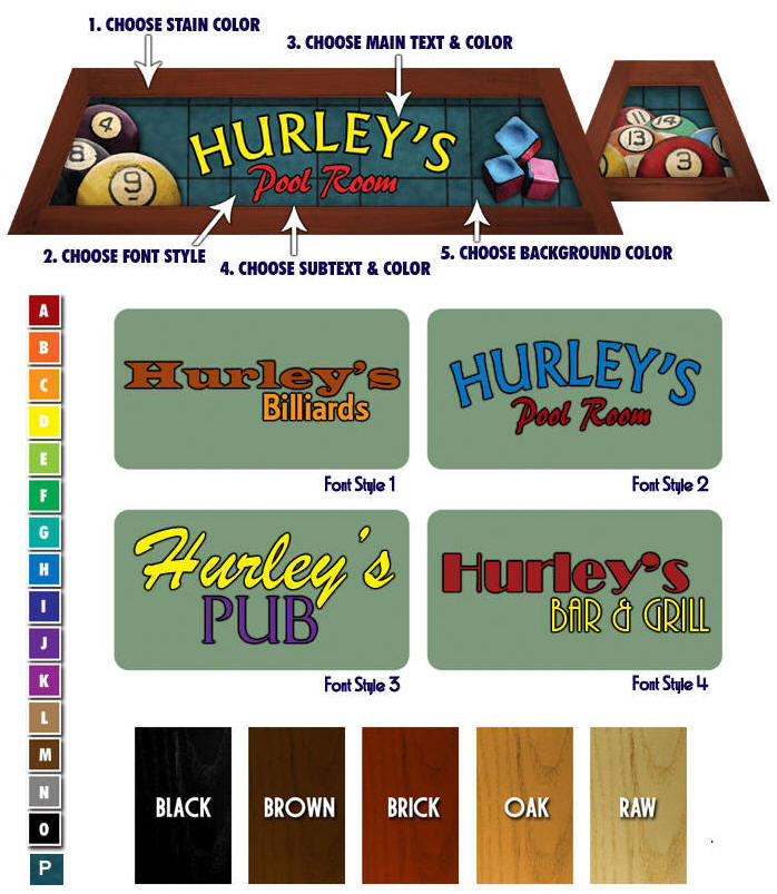 Personalized Billiard Light