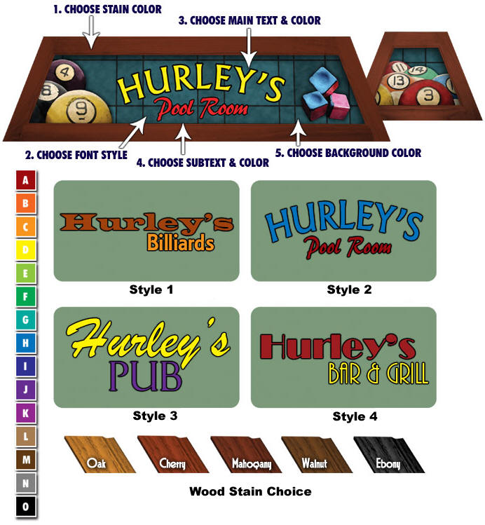 Custom Billiard Lights