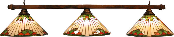 Pool Table Light - Aztec Tiffany