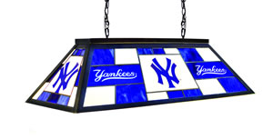 IMPORTED 40" GLASS LAMP - NEW YORK YANKEES 