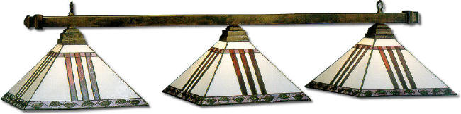 Billiard Light - Tiffany Leaf Pool Table Light