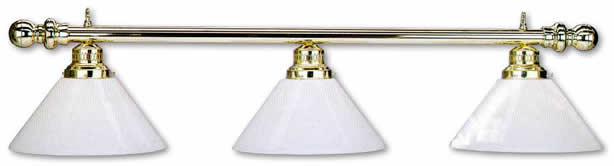 Pool Table Light with Acrylic Shades