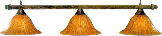 Billiard Light - Tiger Glass Bar Light