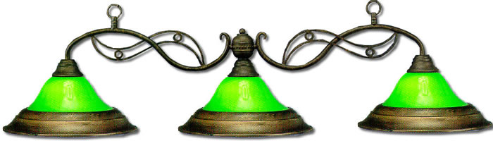Pool Table Light by Toltec Billiard Lighting