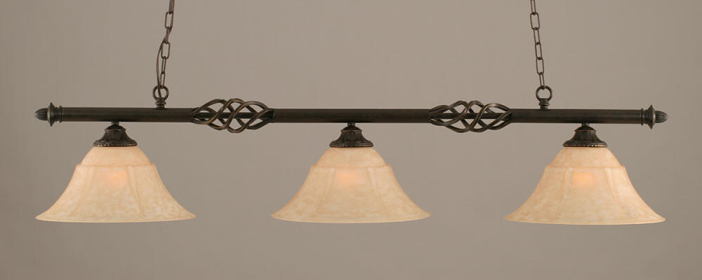 Toltec Tear Drop Billiard Light