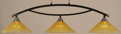 Gold Champagne Crystal Glass Shades