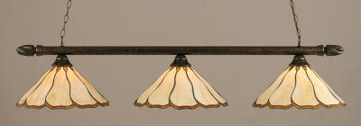 Honey Flair Shades with Brown Trim