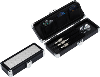 Dart Case - Silver & Black                                   Pool Cue