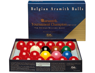 Aramith Tournament Snooker Set with Pro Cup Cue Ball         Pool Cue