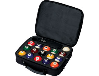 Economy Billiard Ball Carrying Case                          Pool Cue