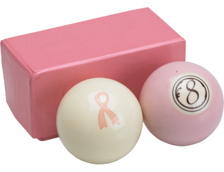 Pink Set - Cue Ball & 8 Ball                                                   Pool Cue