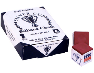 Silver Cup Chalk - (Box of 12)                               Pool Cue