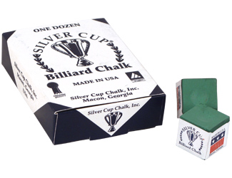 Silver Cup Chalk - (Box of 12)                               Pool Cue