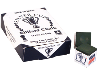 Silver Cup Chalk - (Box of 12)                               Pool Cue