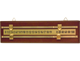 Score Board - Chocolate                                      Pool Cue