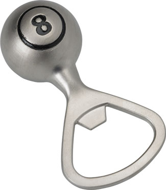 Metal 8 Ball Bottle Opener Pool Cue